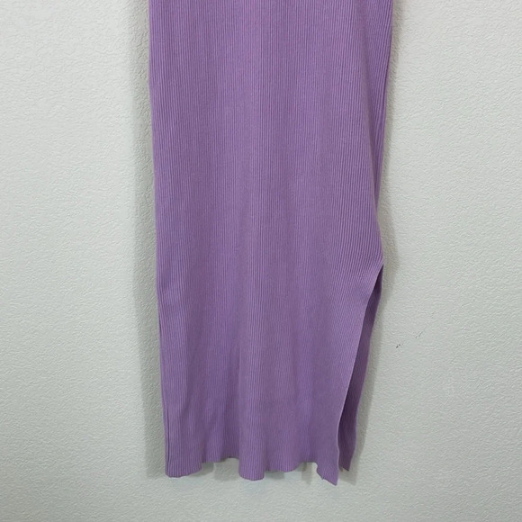 House of Harlow lavender ribbed knit maxi body con dress size small - Picture 3 of 7